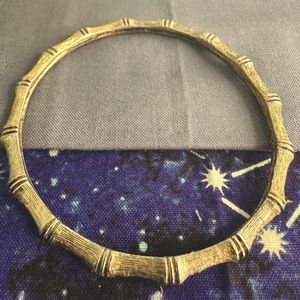 🩶🩶 Silver Tone Antique Bamboo Bangle 🩶🩶